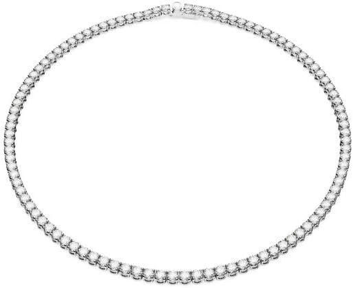 Amazon.com: SWAROVSKI Tennis Deluxe Necklace Cz White One Size